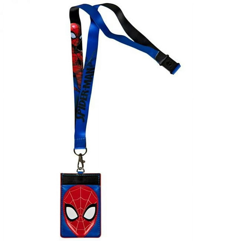 Spider-Man 826313 Marvel Spider-Man Face Logo ID Card Holder Lanyard 