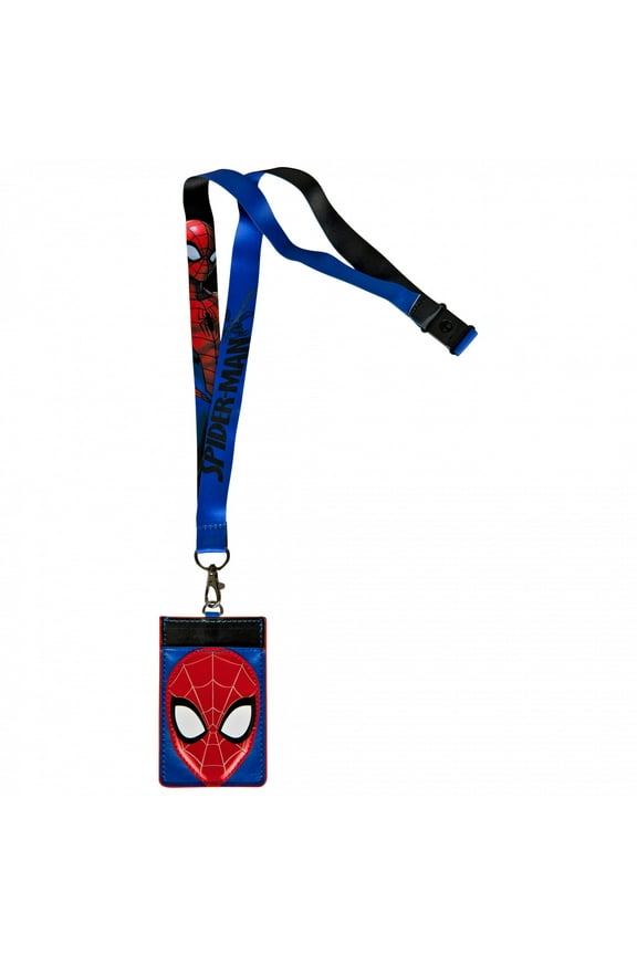 Marvel Spider-Man Face Logo ID Card Holder Lanyard