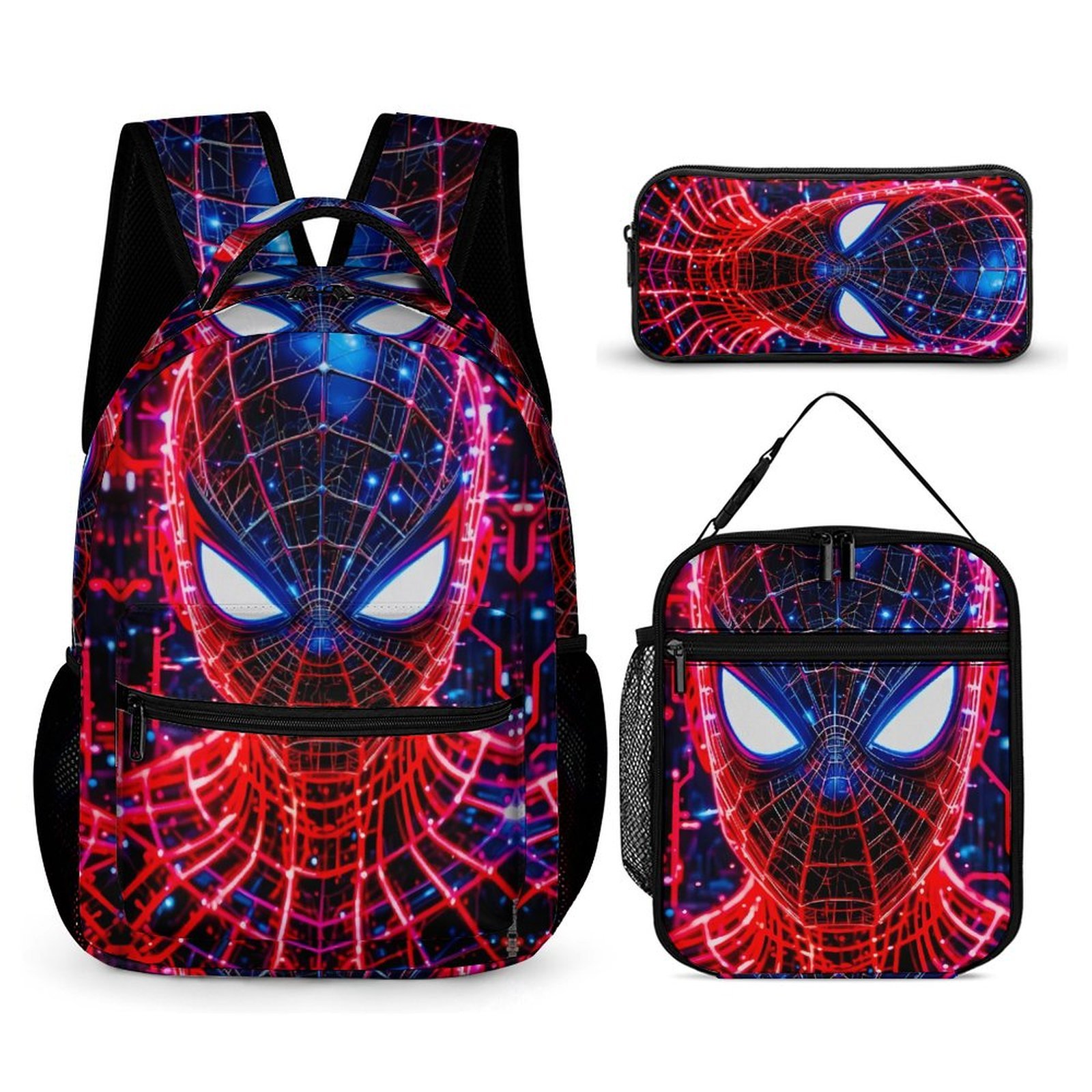 Pcs3 Backpack Spider-Man 84 Anime Backpack for Mens/Women Gifts Backpack with Lunch ...