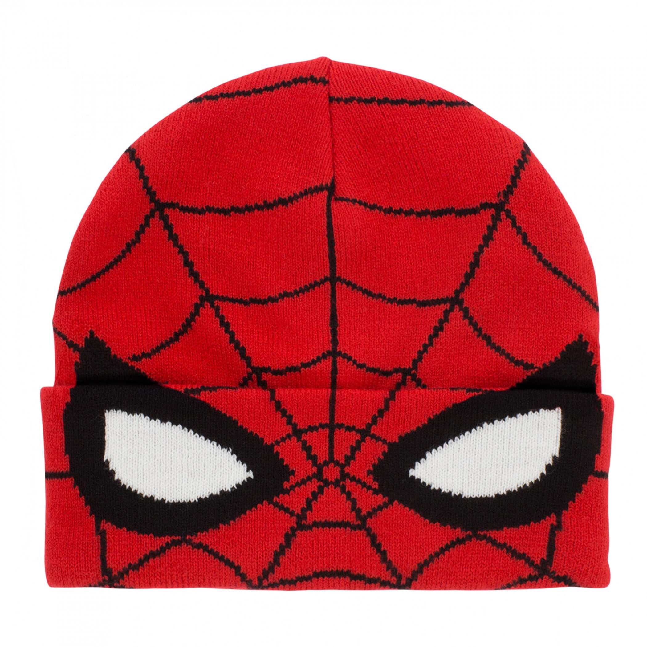 Spider-Man Mask Cuff Knit Beanie - Walmart.com