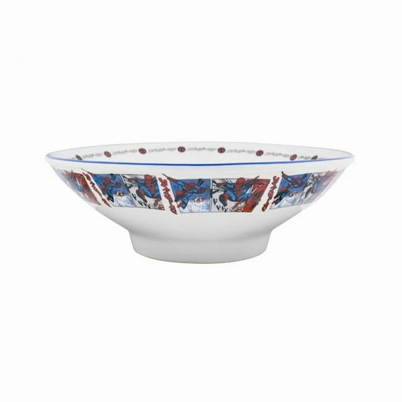 Spider-Man 888787 Spider-Man Manga Panels Ceramic Ramen Bowl with Chopsticks