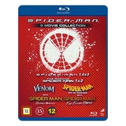 Spider-Man 9 Films Collection - 9-Disc Set  Spider-Man / Spider-Man 2 / Spider-Man 3 / Venom / The Amazing Spider-Man / The Amazing Spider-Man 2 / Spider-Man [ Blu-Ray, Reg.A/B/C Import - Denmark ]