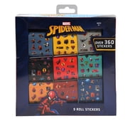 Spider-Man 9-Roll 360+ Sticker Box