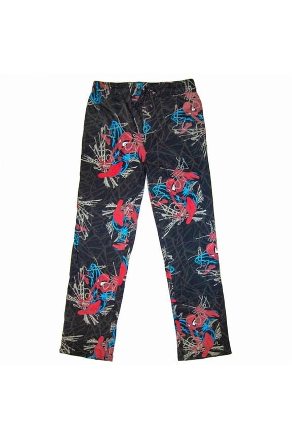903346-xlarge-40 Spider-Man Web-Crazy All Over Print Sleep Pants, Multi Color - Extra Large - 40-42