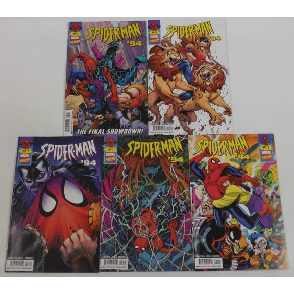 Spider-Man '94 #1-5 VF/NM complete series continues from Animated Cartoon ; Marvel