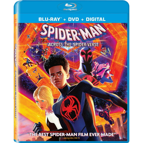 Spider-Man: Across The Spider-verse (Blu-Ray + DVD + Digital Copy)