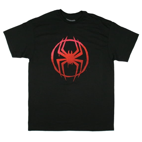 Spider-Man Across The Universe Men's Splatter Vector Logo Adult T-Shirt