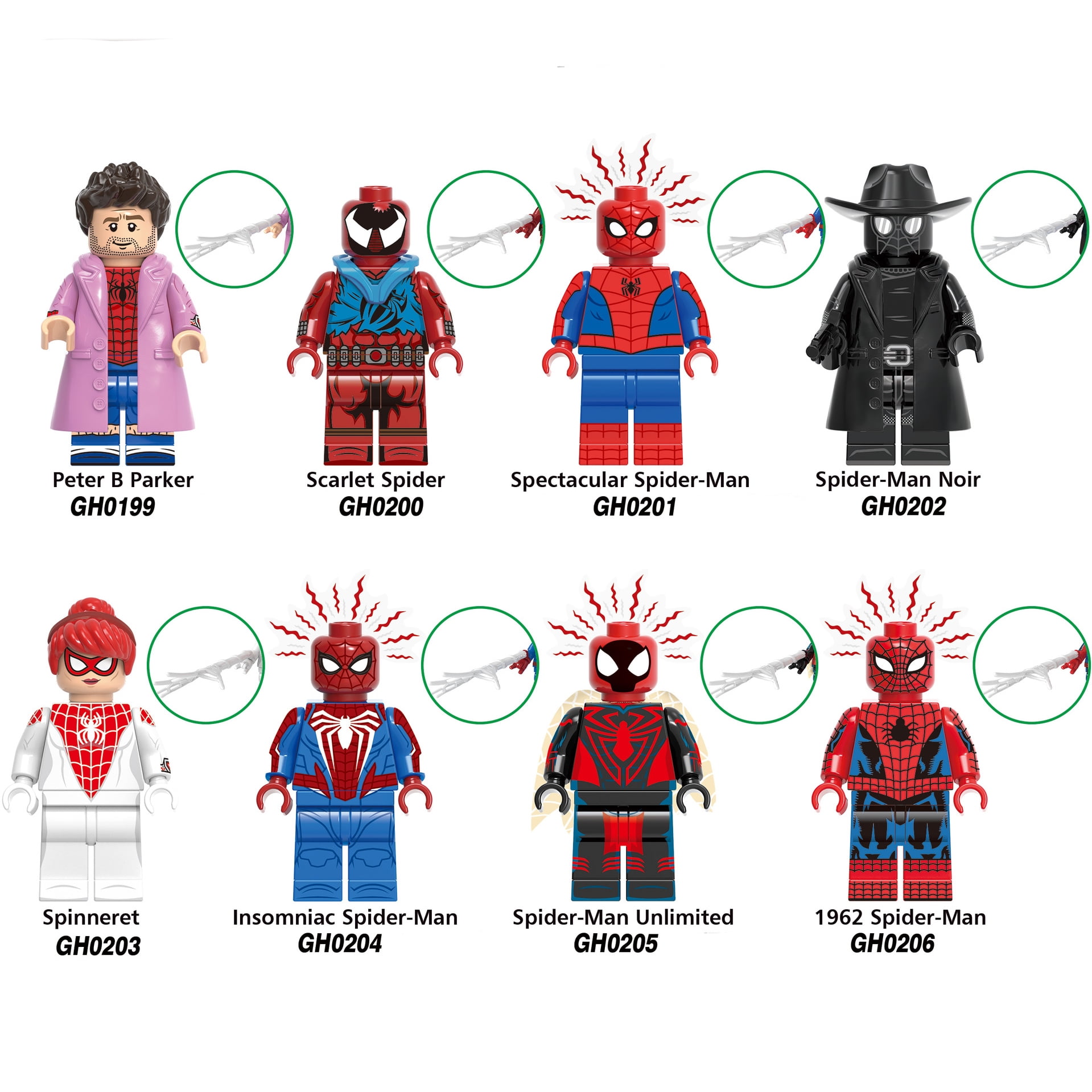 Man Across Lego Into The Spider Verse Sets LEGO 71050 Minifigures - Main Image