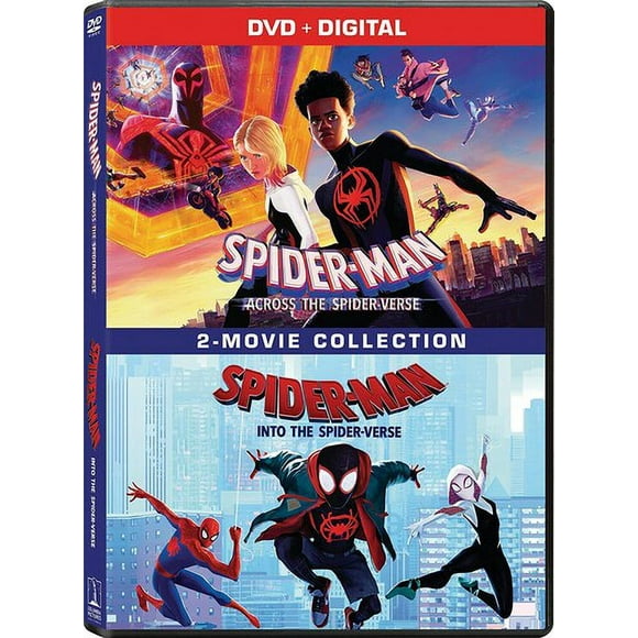 Spider-Man: Across the Spider-Verse / Spider-Man: Into the Spider-Verse: 2-Movie Collection (DVD + Digital Copy), Sony Pictures, Action & Adventure