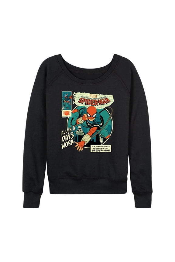 - All in a Day's Work - Women's French Terry Long Sleeve Pullover