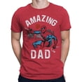 thumbnail image 1 of Spider-Man Amazing Dad Men's T-Shirt-2XLarge, 1 of 2