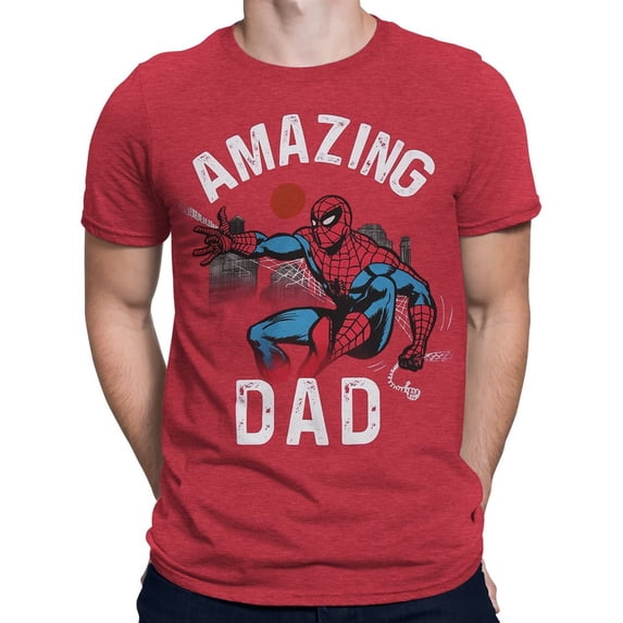 Spider-Man Amazing Dad Men's T-Shirt-2XLarge