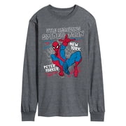 Spider-Man - Amazing Sketch Men's Long Sleeve Graphic T-Shirt