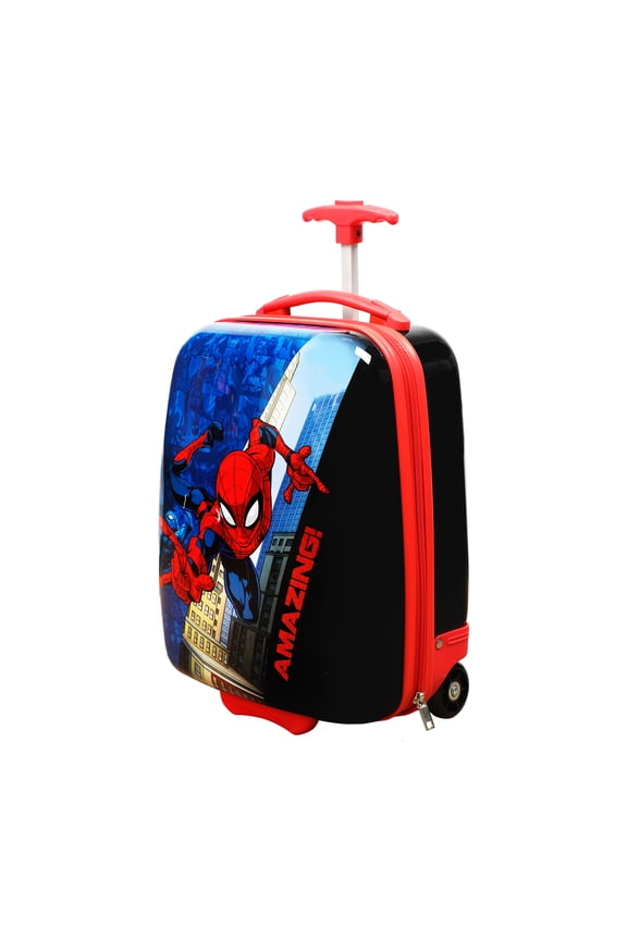 Spider-Man Amazing Web-Swinging Blue & Red 16.5" Rolling Toddler Luggage