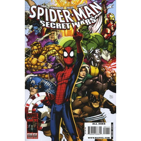 Spider-Man And The Secret Wars #1 VF ; Marvel Comic Book
