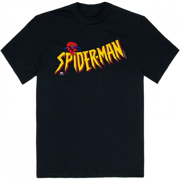 Spider-Man Animated Series Title Logo  T-Shirt-Small