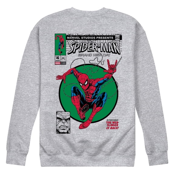 Spider-Man - Comic Book Cover Graphic Fleece Sweatshirt