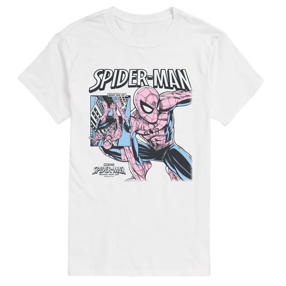 Spider-Man - Comic Panel Short Sleeve Graphic T-Shirt