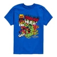 thumbnail image 1 of Spider-Man - Hulk Battle Boys' Short Sleeve Graphic T-Shirt, 1 of 5