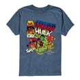 thumbnail image 1 of Spider-Man - Hulk Battle Boys' Short Sleeve Graphic T-Shirt, 1 of 5
