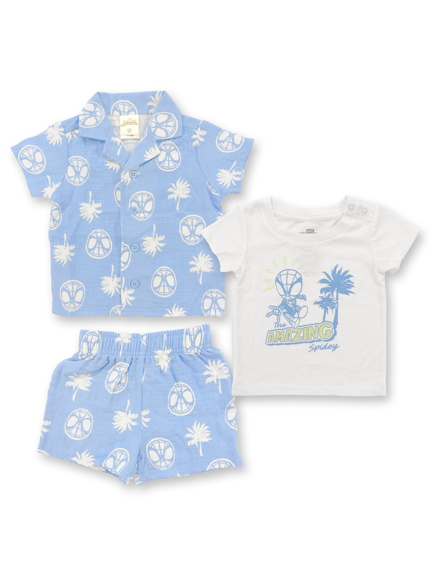 Spider-Man, Baby Boy Three-Piece Set, Spidey Palms, Sizes 0-24M
