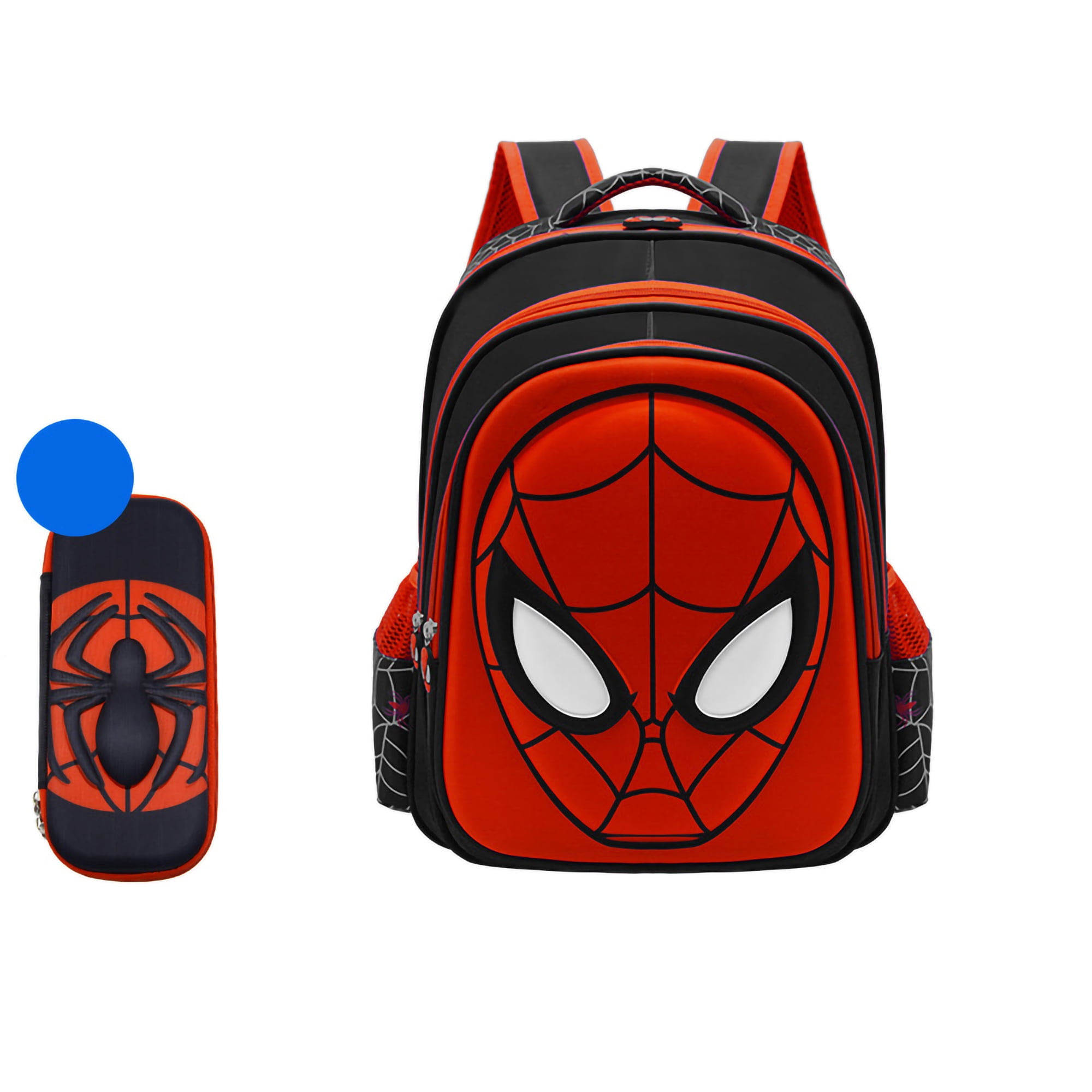 SpiderMan Backpack 3D Schoolbag Waterproof Lightweight Backpack for