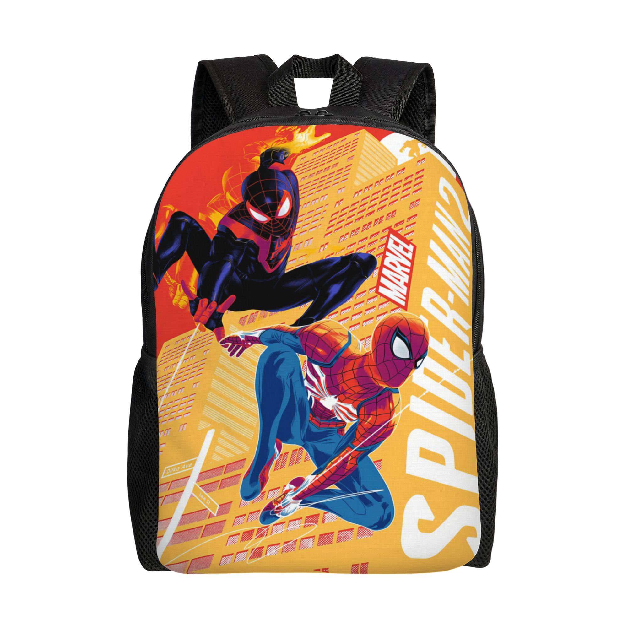 Spider Man Backpack, Adult Kids Simple Lightweight Casual Backpack for ...