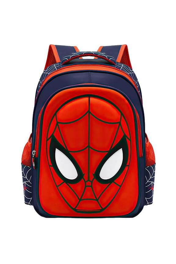 Spider-Man Backpack Cartoon Pattern Backpack 3d Comic Book Bag Waterproof Backpack
