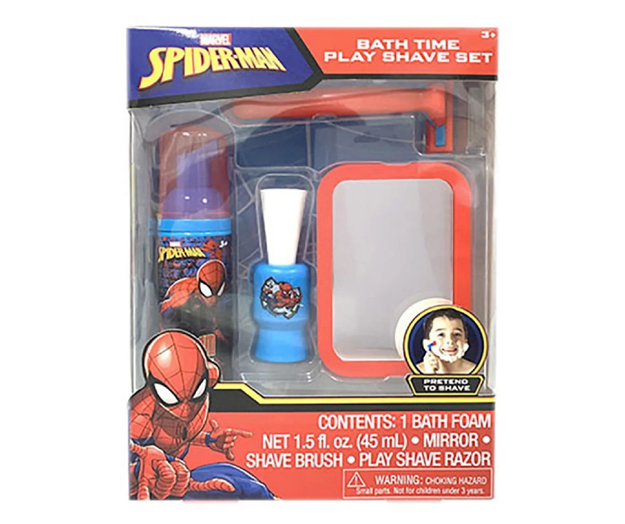 SpiderMan Bath Time Play Shave Set