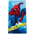 thumbnail image 1 of Spider-Man Beach Towel, Disney, Kids, 28 x 58, 1 of 7