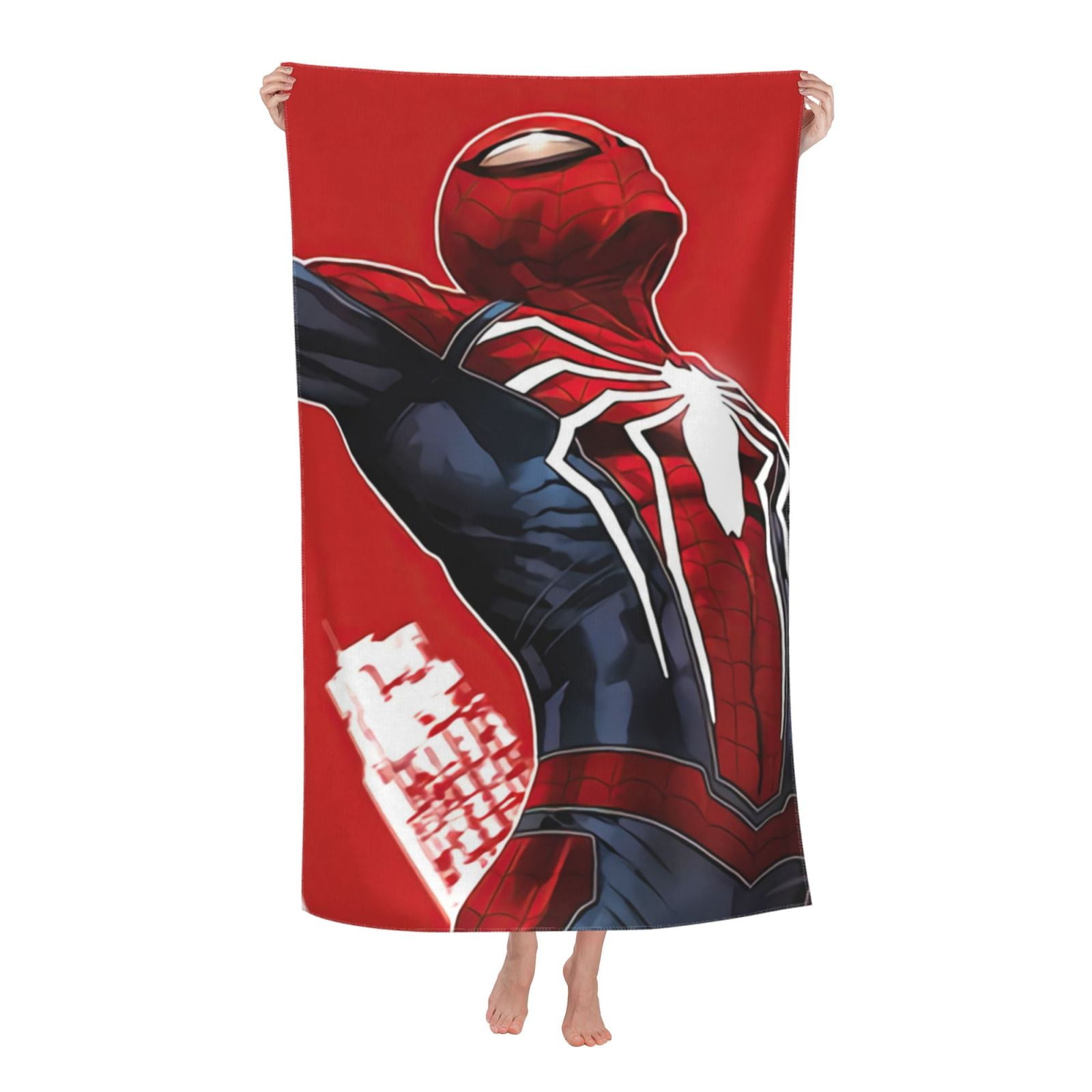 Spider Man Beach Towel, Microfiber Sand Free Bath Towel, Super