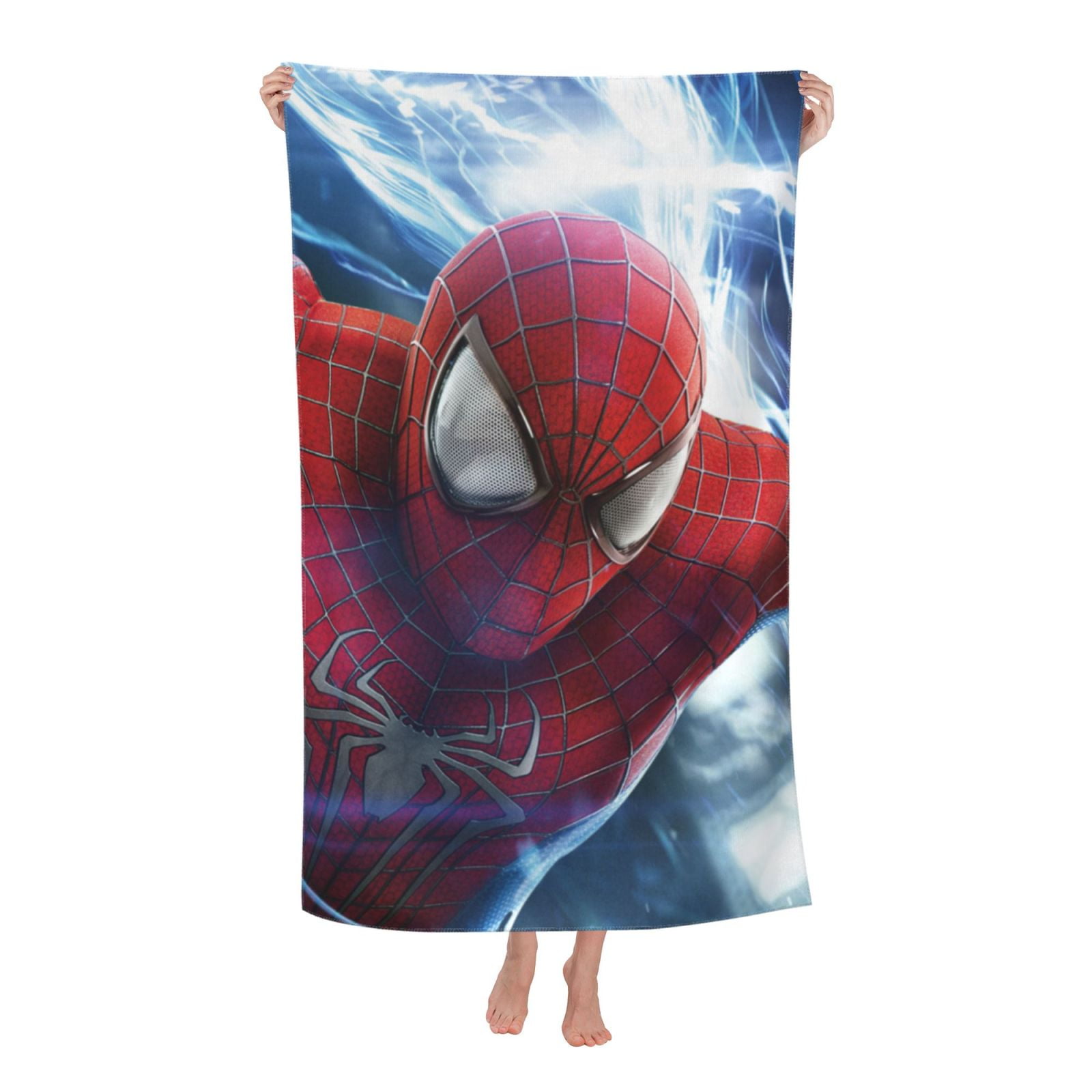 Spider Man Beach Towel, Microfiber Sand Free Bath Towel, Super
