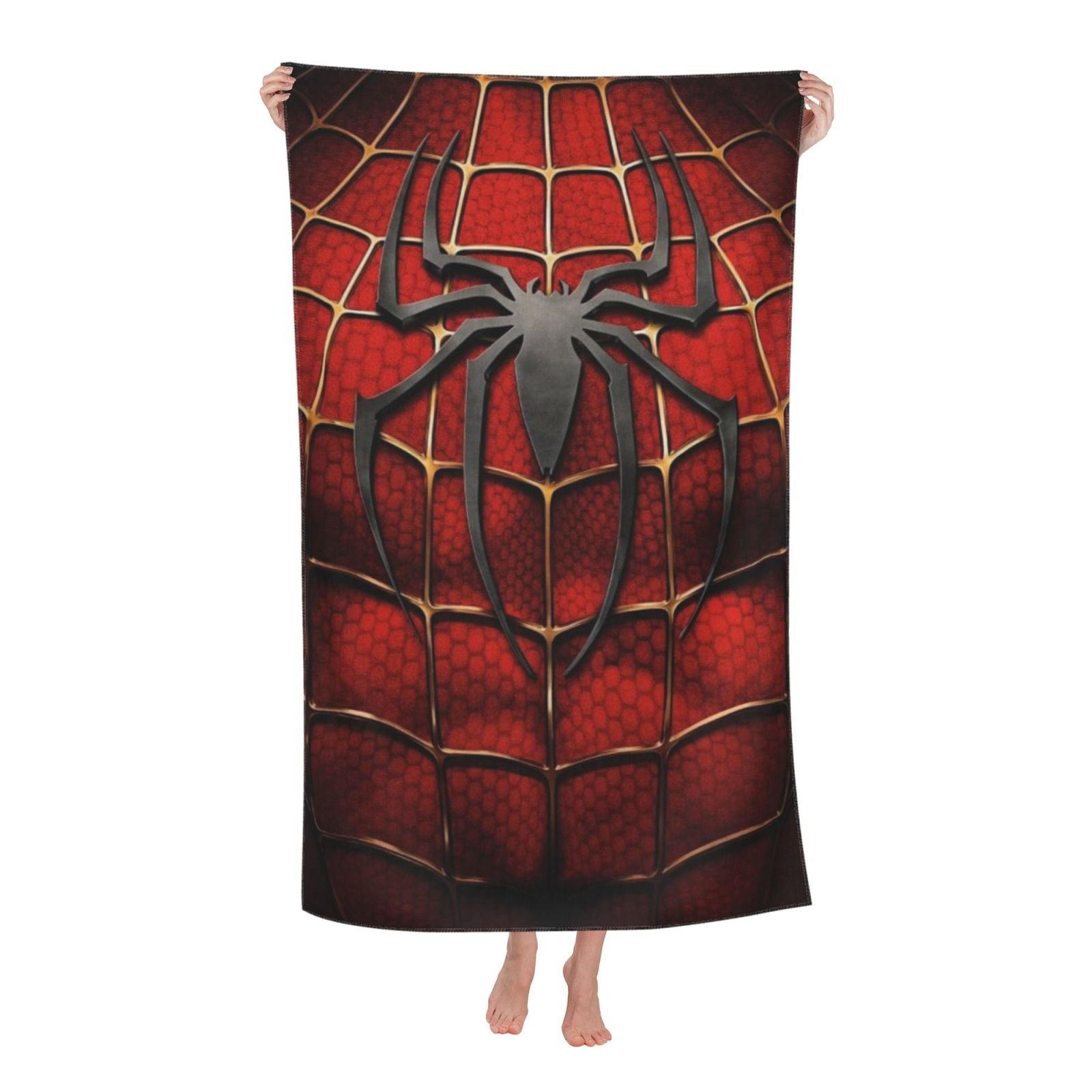 Spider Man Beach Towel, Microfiber Sand Free Bath Towel, Super