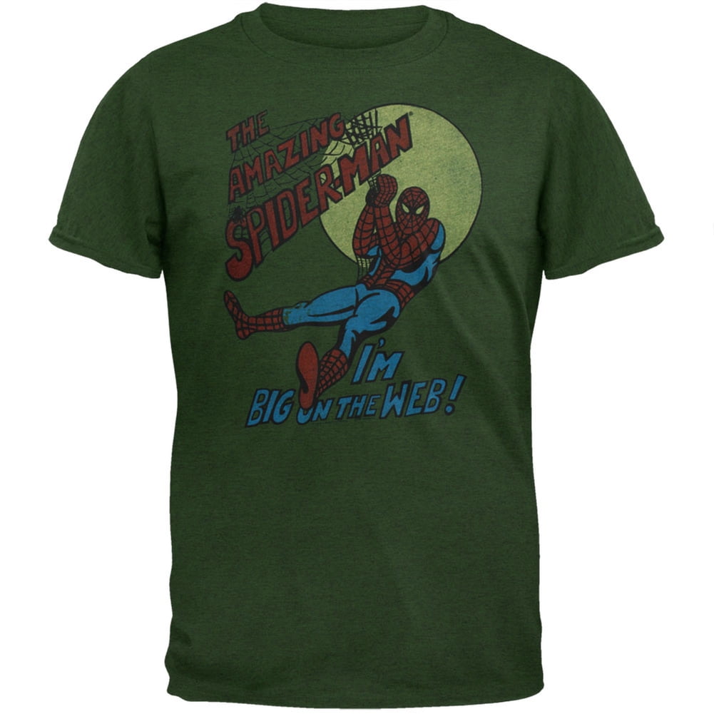 Spider-Man - Big On The Web Soft T-Shirt - Walmart.com
