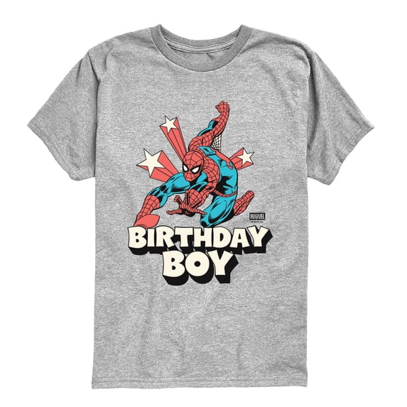Spider-Man - Birthday Boy Spidey Boys' Short Sleeve Graphic T-Shirt
