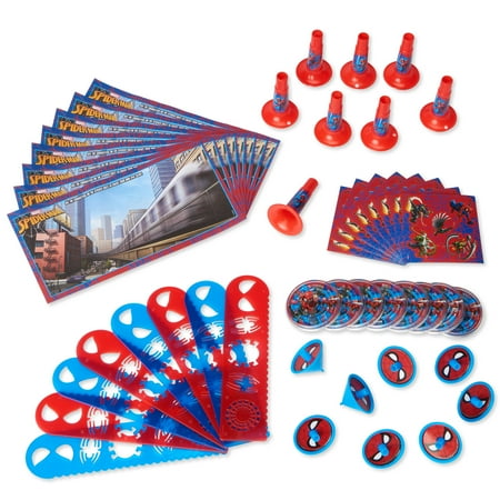 Spider-Man Birthday Party Favor Value Pack, 48pc