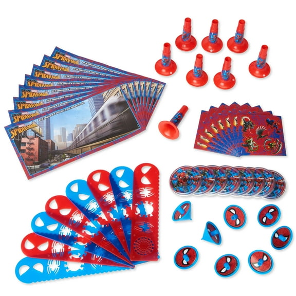 Spider-Man Birthday Party Favor Value Pack, 48pc