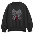 thumbnail image 1 of Spider-Man - Bow - Women's Oversized Fleece Crew Sweatshirt, 1 of 3