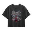 thumbnail image 1 of Spider-Man - Bow Short Sleeve Boxy Graphic T-Shirt, 1 of 4