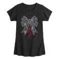 thumbnail image 1 of Spider-Man - Bow Fitted Short Sleeve Graphic T-Shirt, 1 of 4