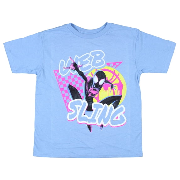 Spider-Man Boy's Web Sling Abstract Design T-Shirt