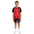 thumbnail image 1 of Spider-Man Boys Active Printed Short Sleeve Tee and Matching Shorts, 2-Piece Set, Sizes 4-16, 1 of 6