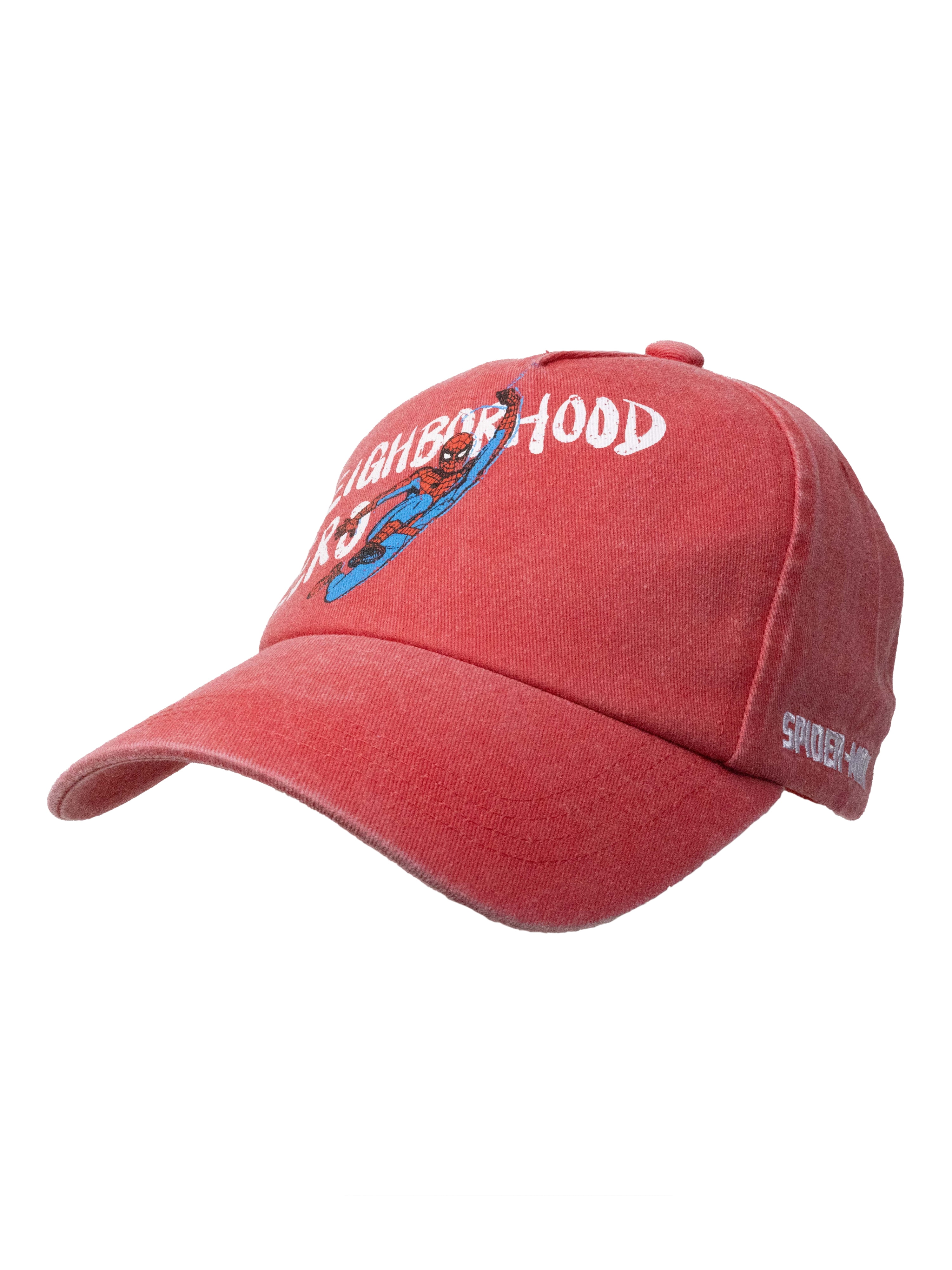 Spider-Man Boys Baseball Hat, Red, One Size Fits Most