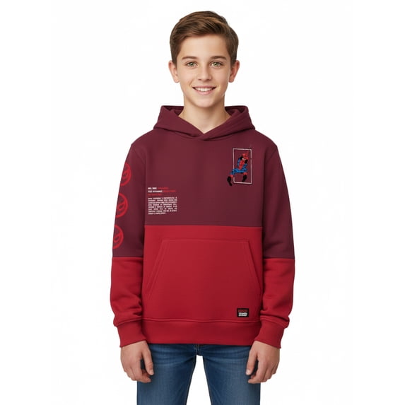 Spider-Man, Boys' & Big Boys' Colorblock Graphic Hoodie, Sizes 4-18