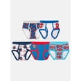 thumbnail image 1 of Spider-Man Boys Underwear Cotton Briefs, Size 4-8, 5 Pack, 1 of 6