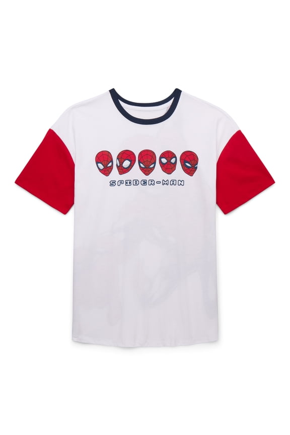 Boys' Front Back Graphic Tee with Short Sleeves, Sizes 4-18