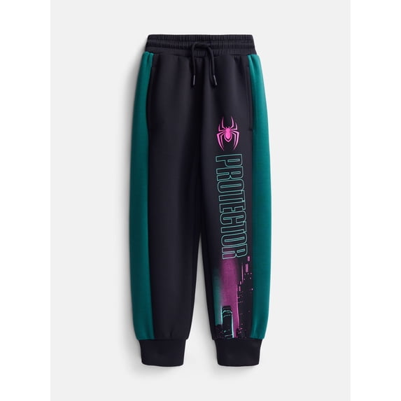 Spider Man Boys Fleece Jogger Sweatpants, Sizes 4-16