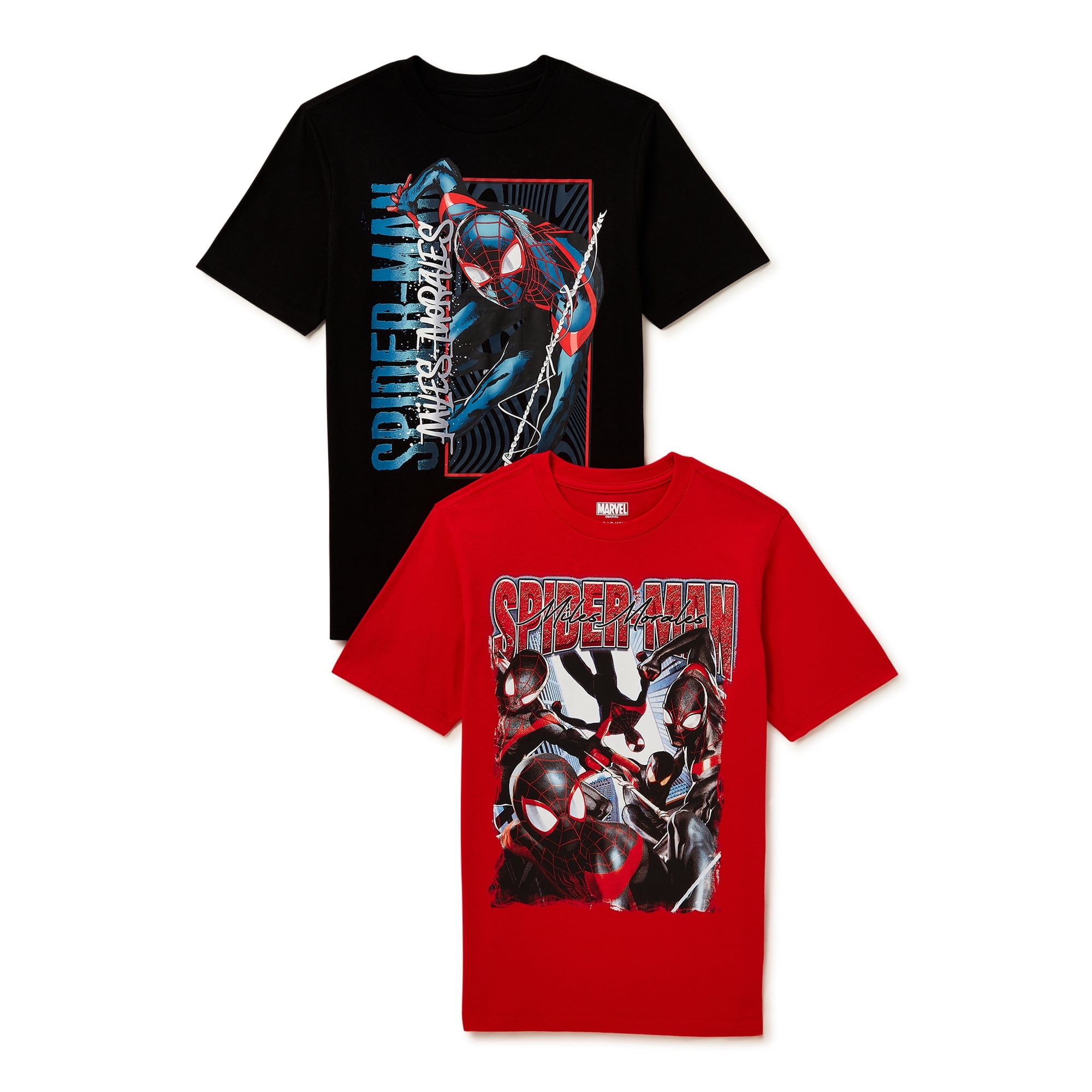salon Mig Ynkelig Spider-Man Boys Miles Morales Graphic T-Shirt, 2-Pack, Sizes XS-XXL -  Walmart.com
