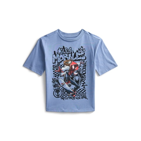 Spider-Man Miles Morales Boys Graphic Tee with Short Sleeves, Sizes 4-18