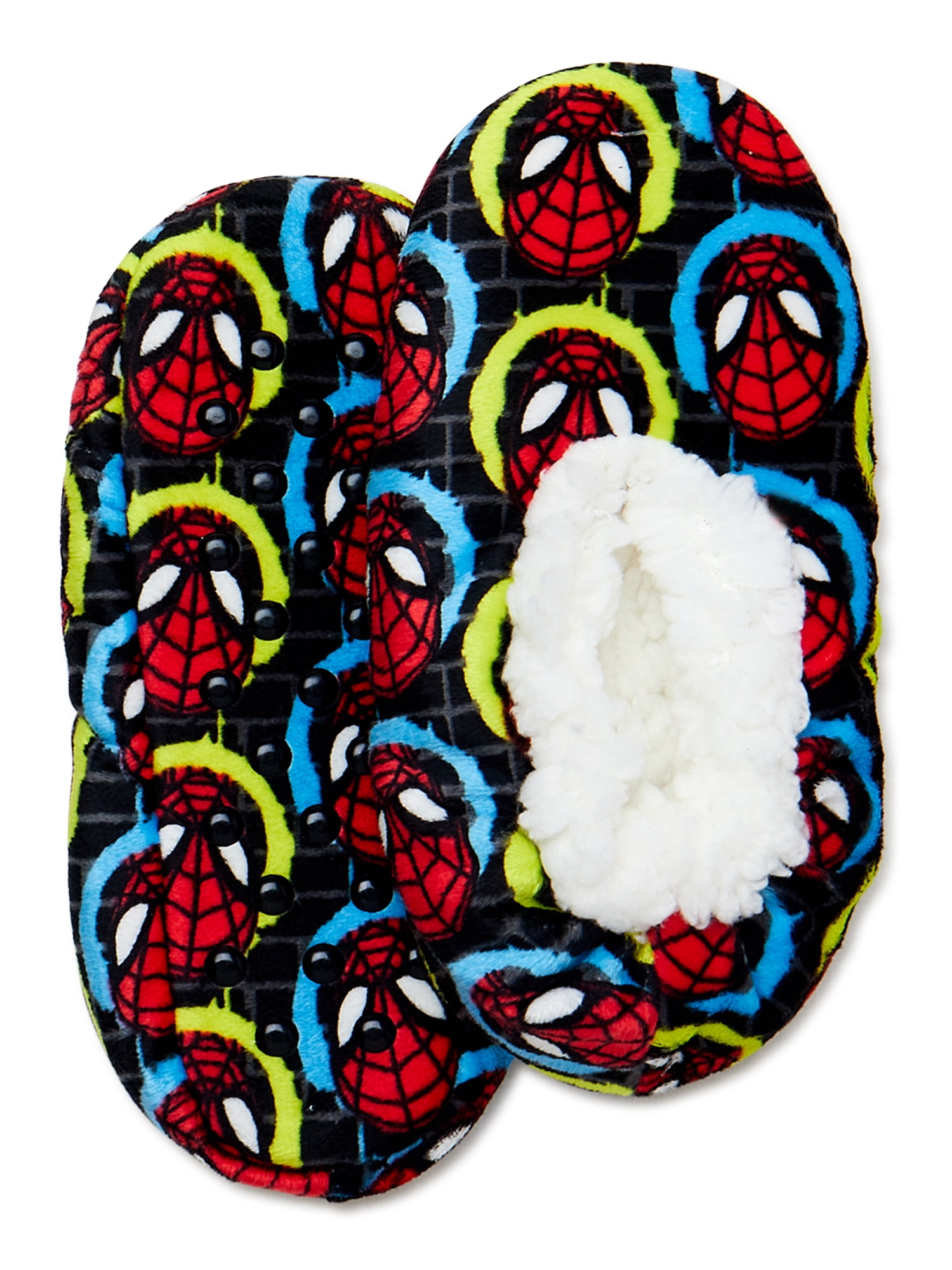 Spider-Man, Boys Slipper Socks, 1-Pack, Sizes S/M & M/L